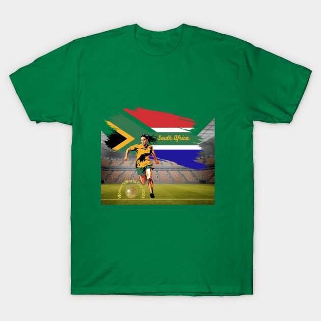 South Africa football Shirts, Unisex T-Shirt, Women’s World Cup, soccer t-shirts, football t-shirts, women’s football, South Africa football T-Shirt by Clinsh Online 